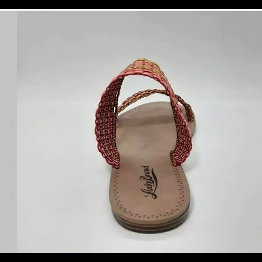🌹Lucky Brand LK-Alddon Slides Flat Dress Sandal - Picture 7 of 7